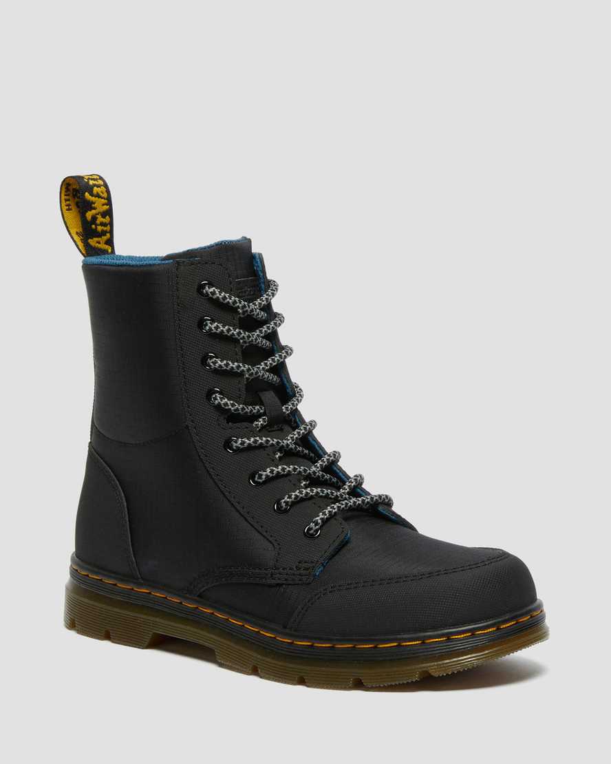 stivali casual dr. martens combs utility neri per bambini