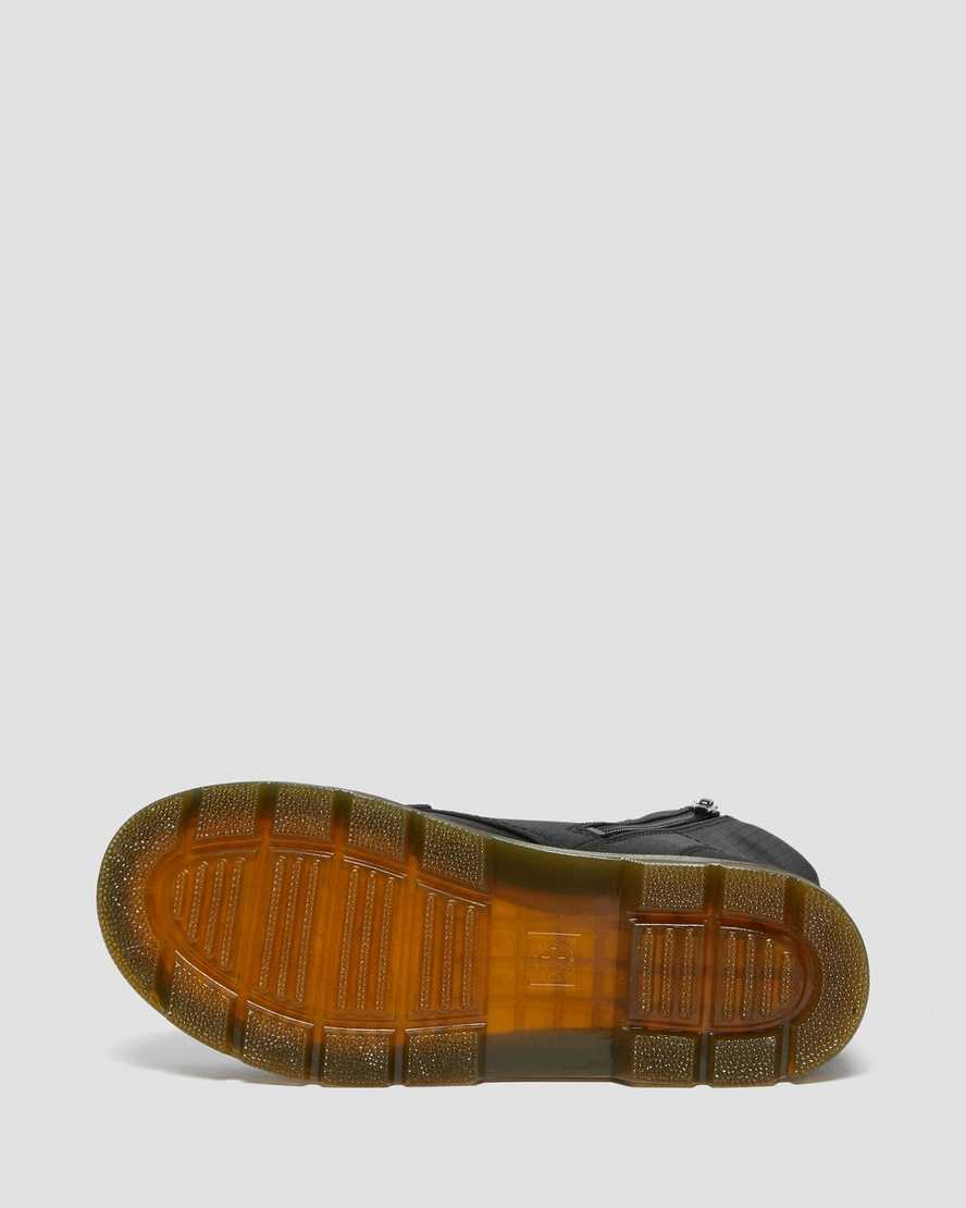 stivali casual dr. martens combs utility neri per bambini