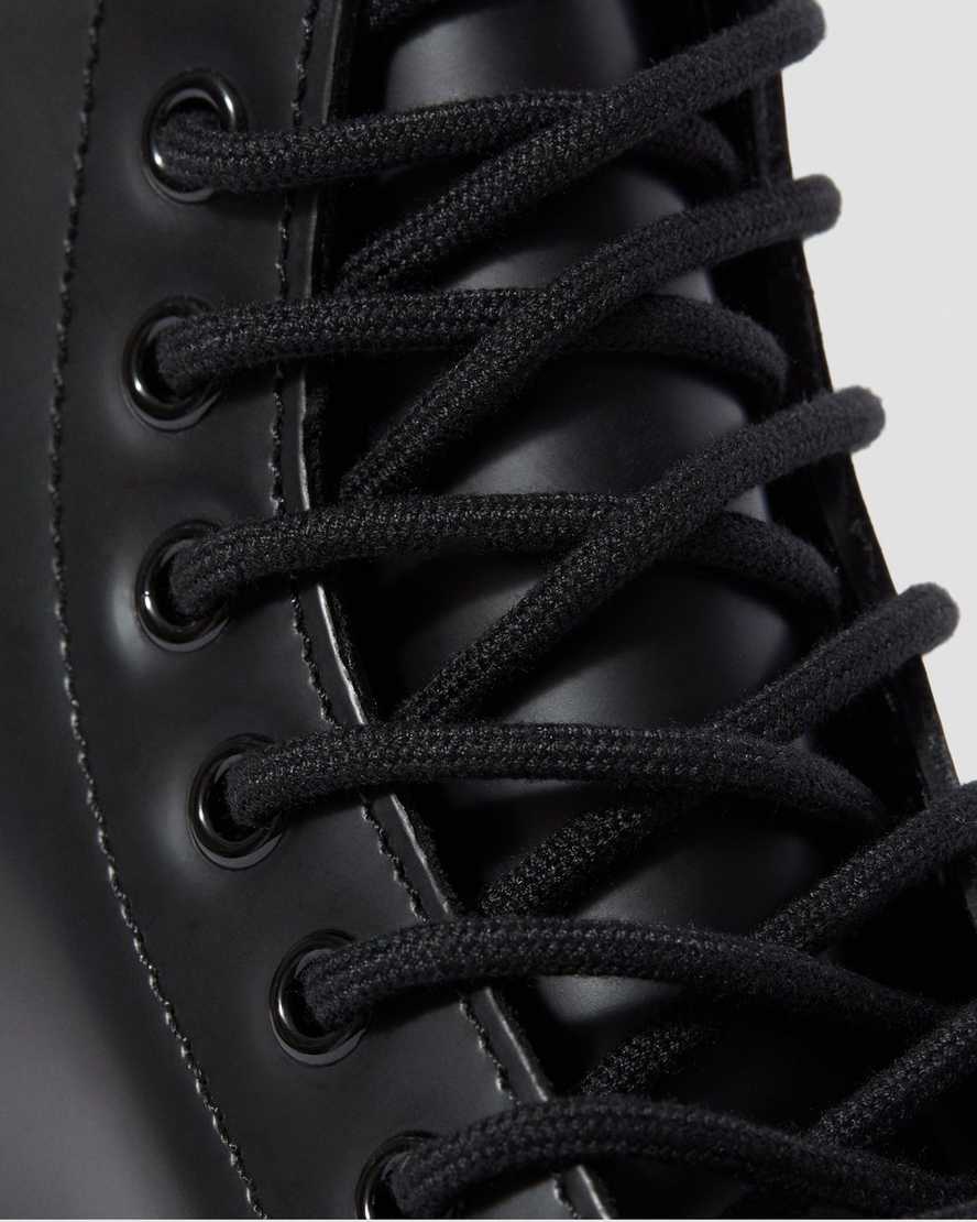stivali con lacci da uomo dr martens 1460 mono smooth neri