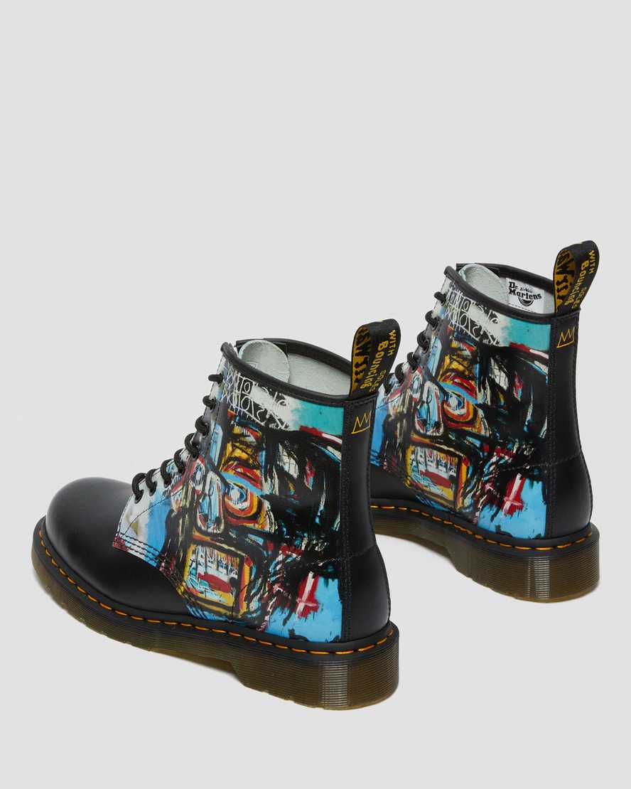 stivali con lacci da uomo dr martens 1460 basquiat neri