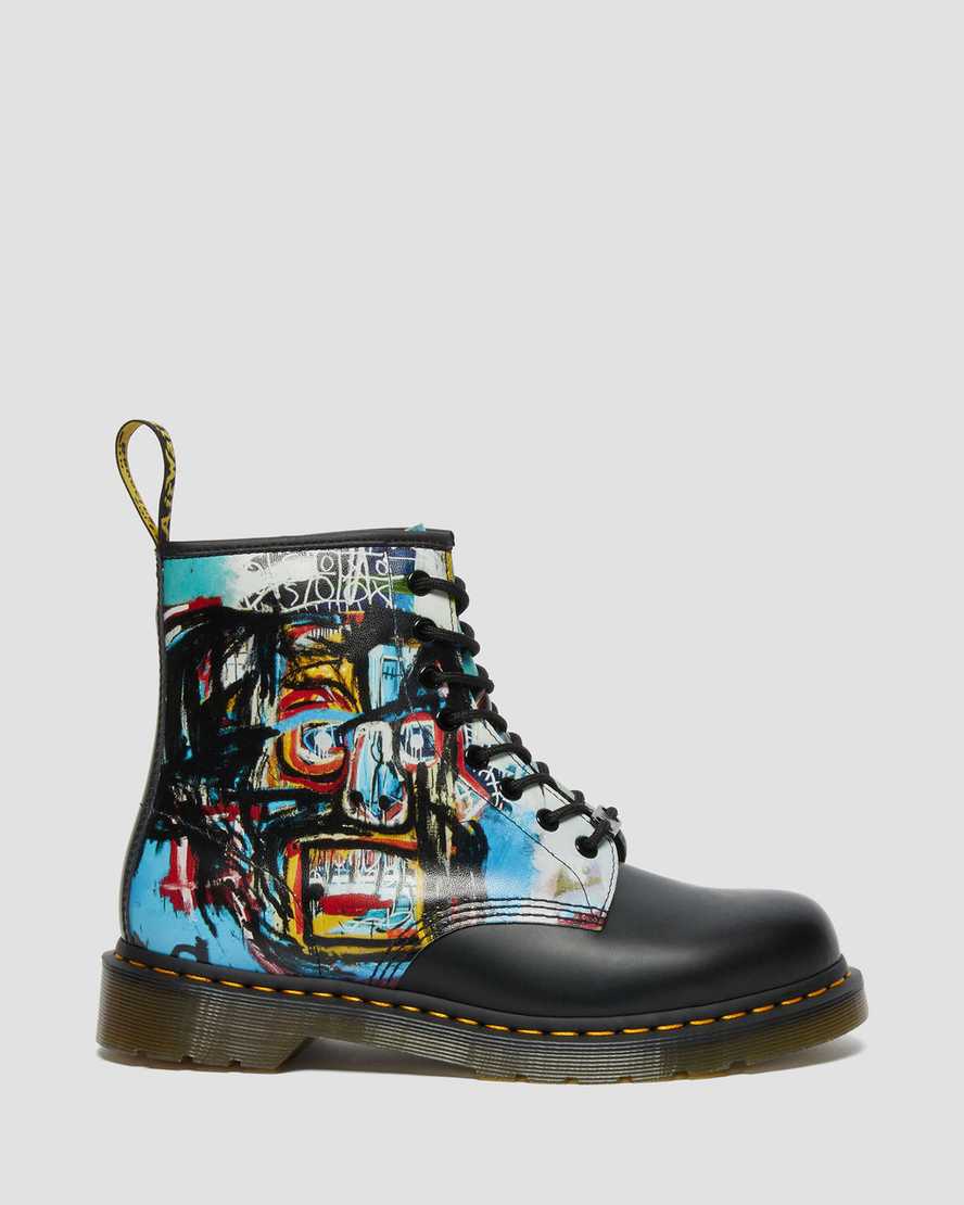 stivali con lacci da uomo dr martens 1460 basquiat neri