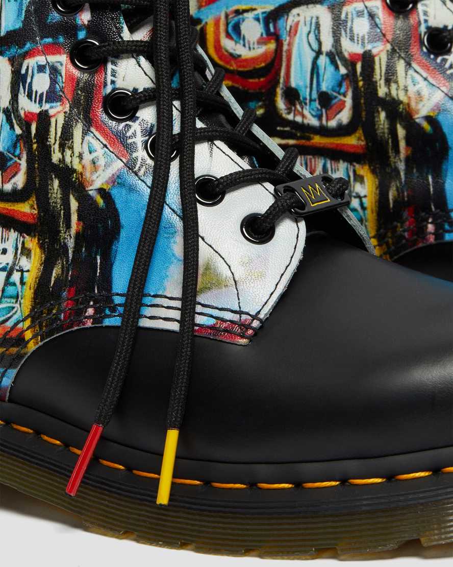 stivali con lacci da uomo dr martens 1460 basquiat neri