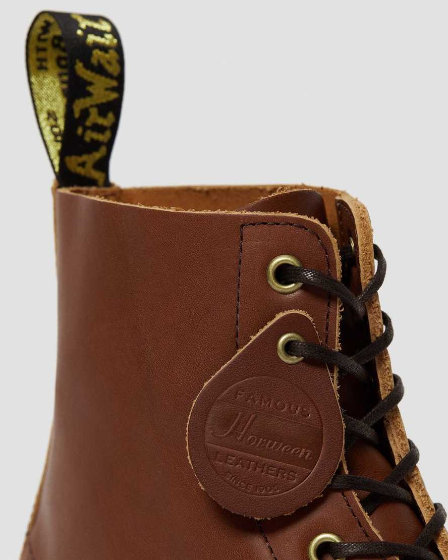 stivali stringati da uomo dr martens 1460 veg tan