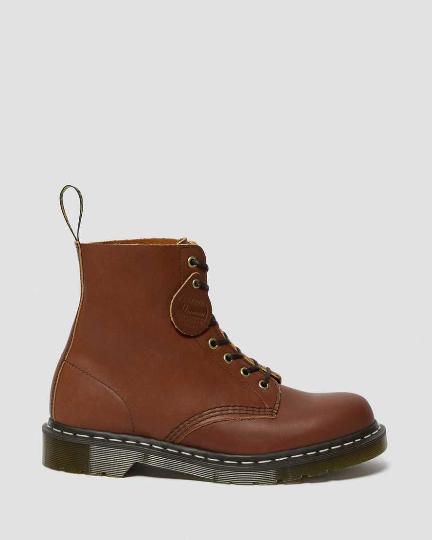 stivali stringati da uomo dr martens 1460 veg tan
