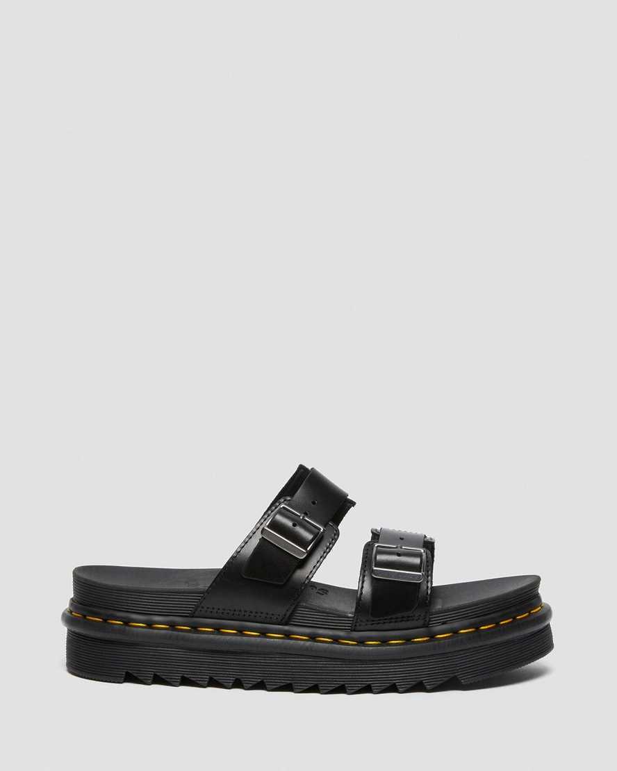 sandali da uomo dr martens myles brando con fibbia neri