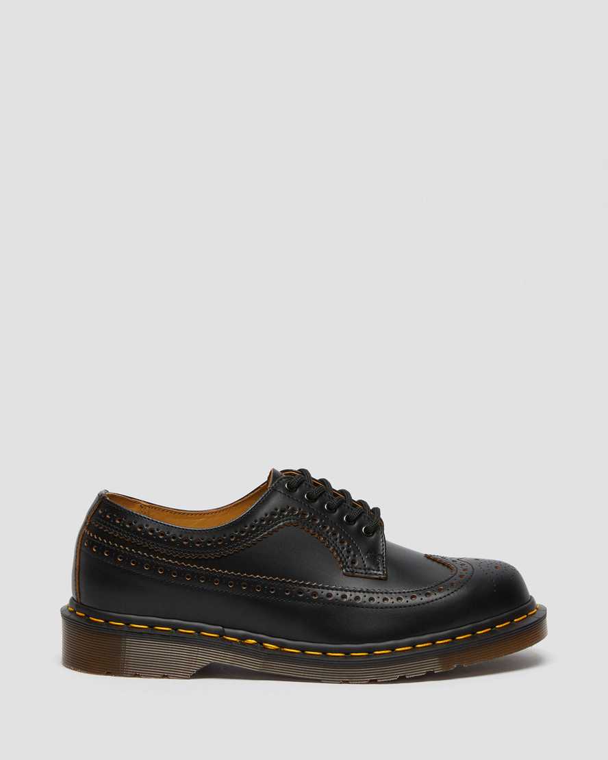 scarpe brogue da uomo dr martens 3989 vintage made in england nere