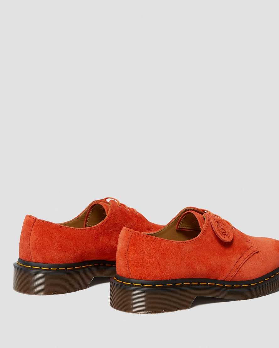 scarpe oxford da uomo dr martens 1461 made in england color arancio