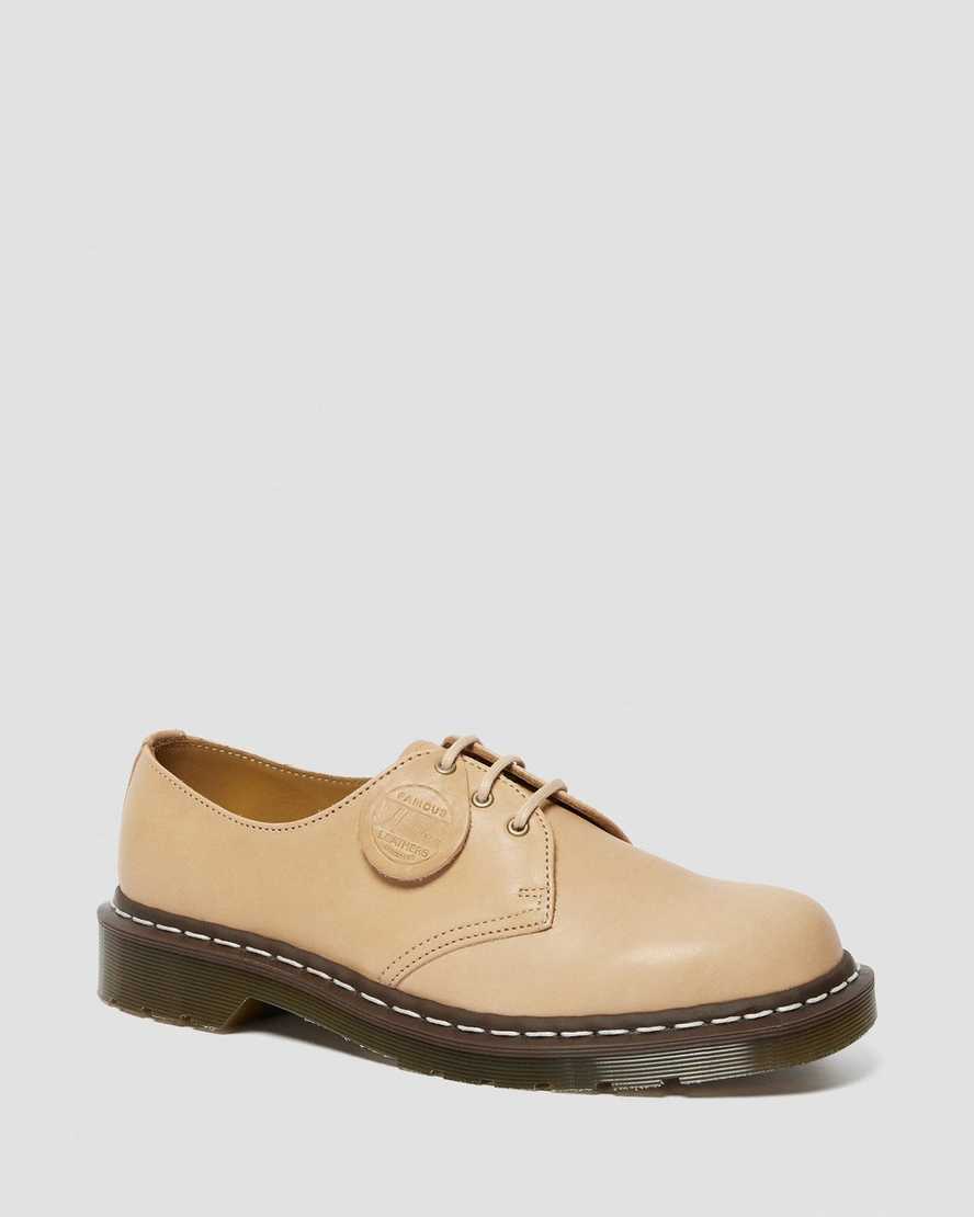 scarpe oxford beige dr martens 1461 veg tan da uomo