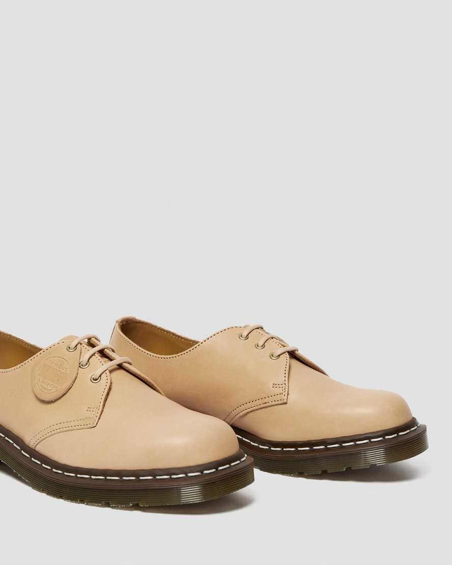 scarpe oxford beige dr martens 1461 veg tan da uomo