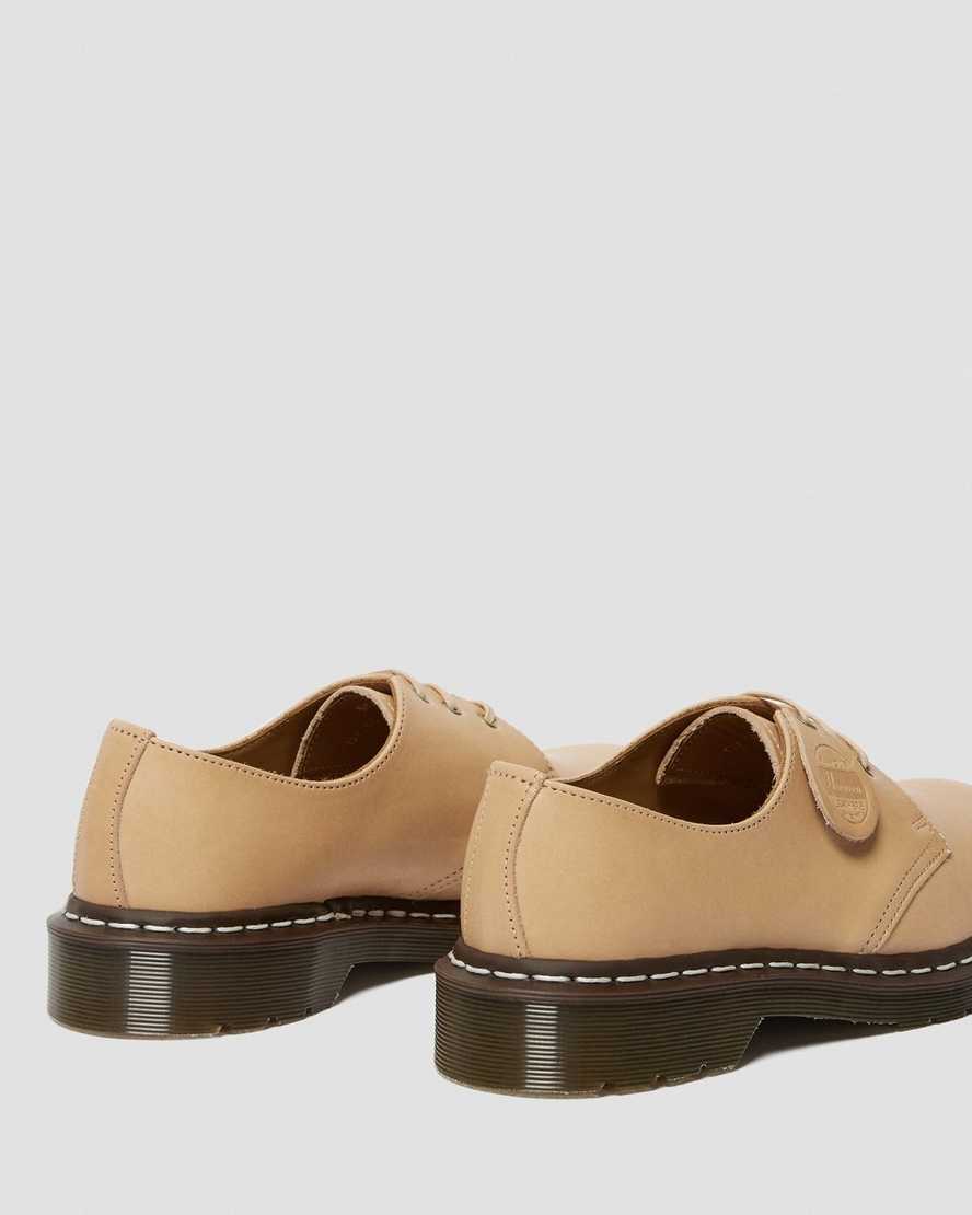scarpe oxford beige dr martens 1461 veg tan da uomo
