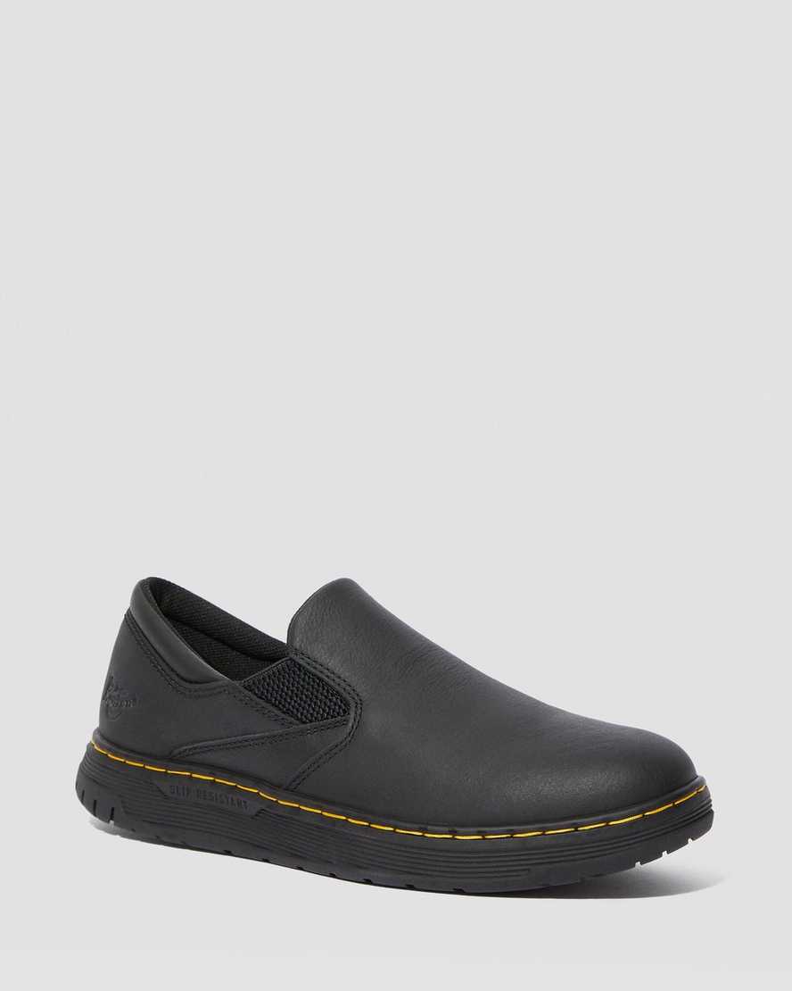 scarpe da lavoro antiscivolo da uomo dr martens brockley nere