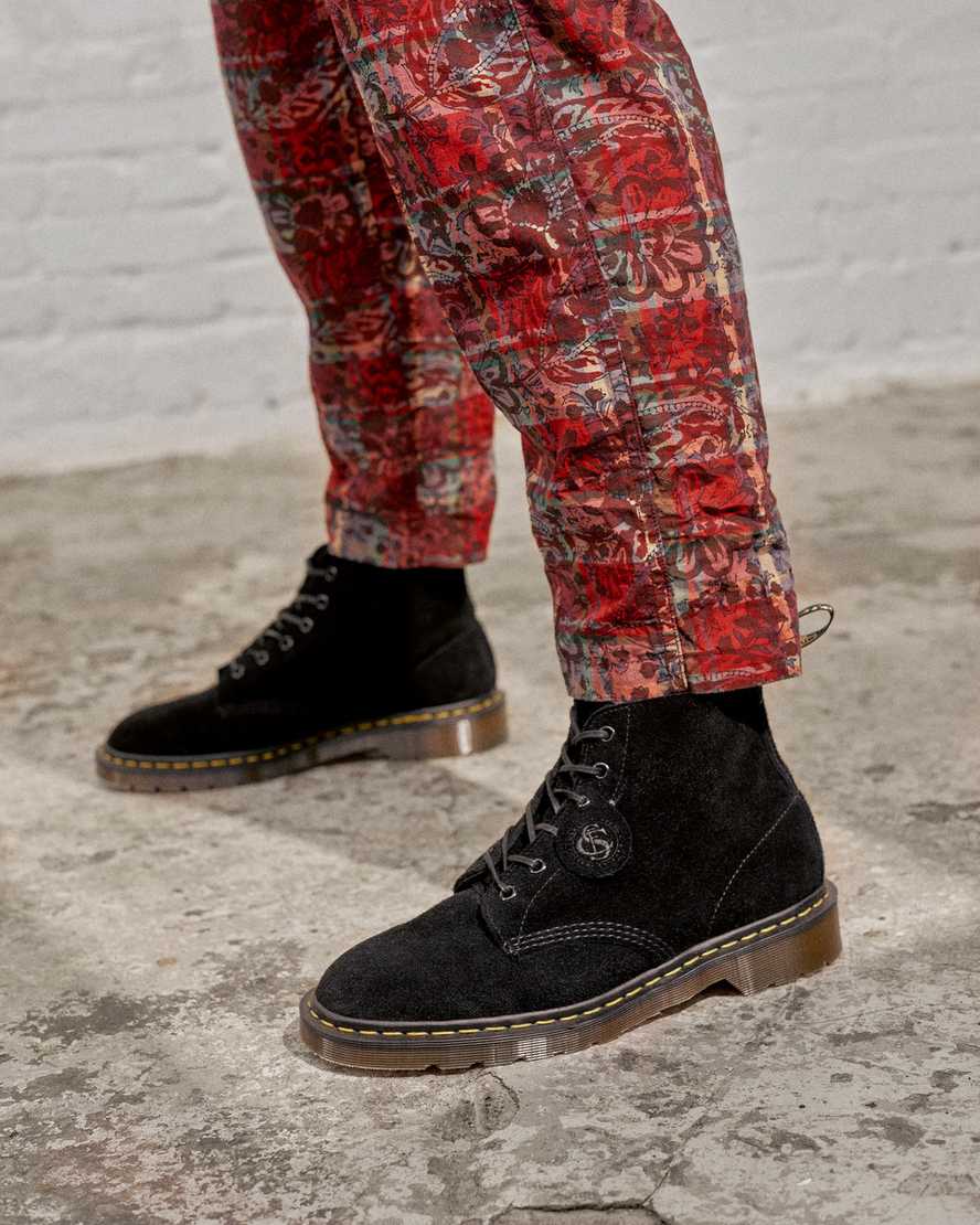 stivaletti neri dr martens 101 da donna