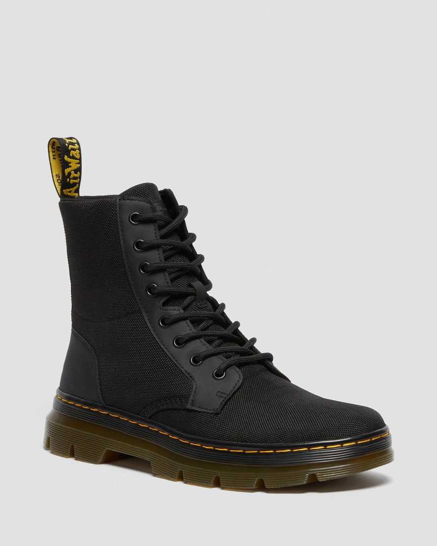 stivali casual da donna dr martens combs poly neri