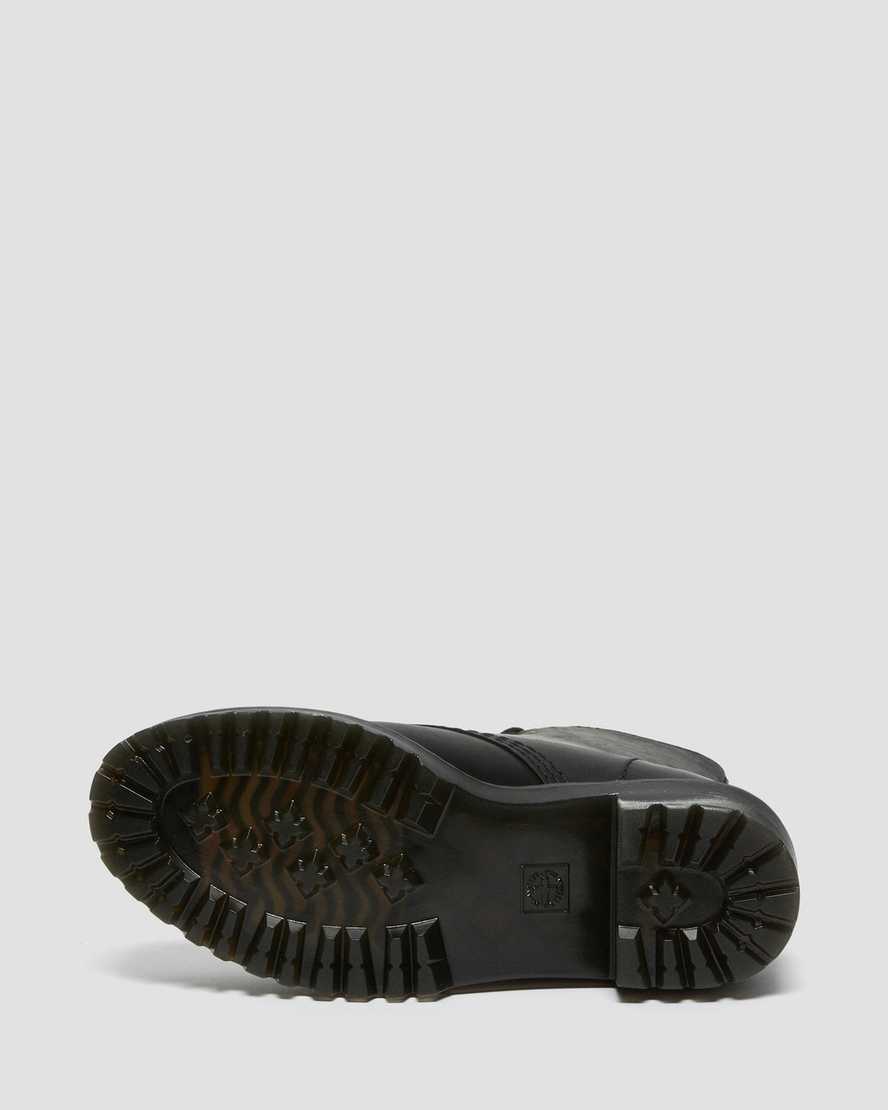 stivali con tacco dr martens shriver hi wyoming da donna neri