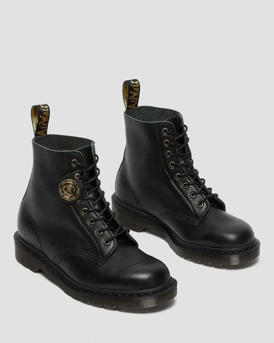 stivali con lacci dr martens 1460 pascal da donna neri