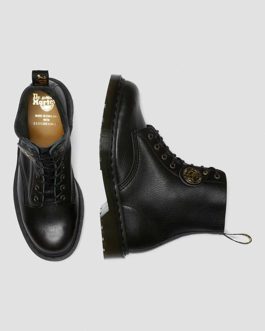 stivali con lacci dr martens 1460 pascal da donna neri