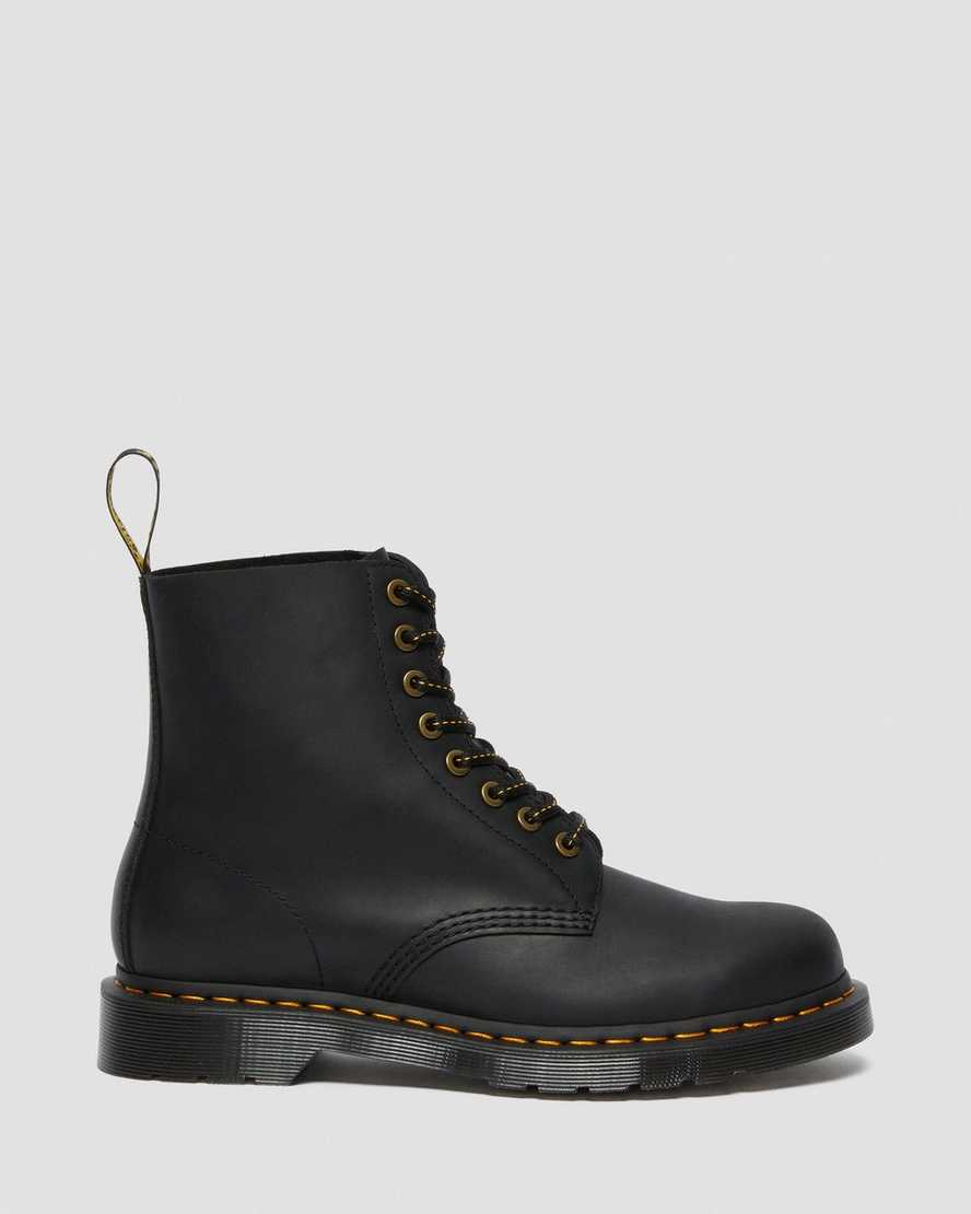 stivali con lacci dr martens 1460 pascal da donna neri