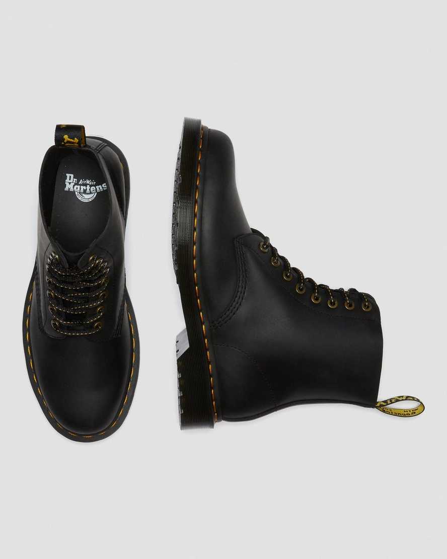 stivali con lacci dr martens 1460 pascal da donna neri