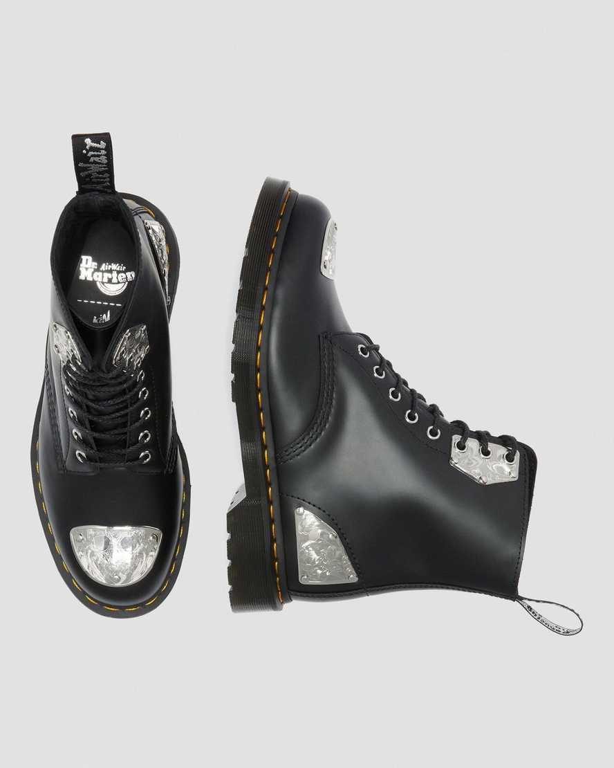 stivali con lacci dr martens king nerd 1460 da donna neri