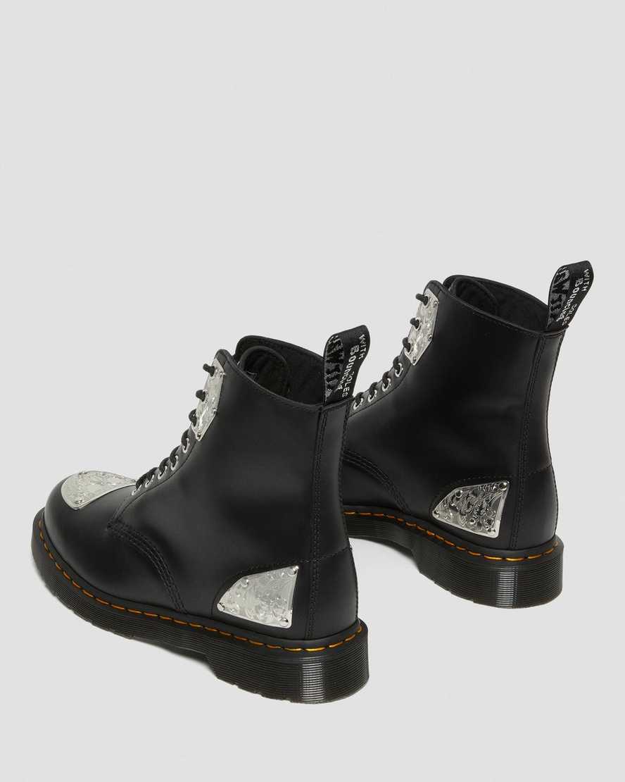 stivali con lacci dr martens king nerd 1460 da donna neri
