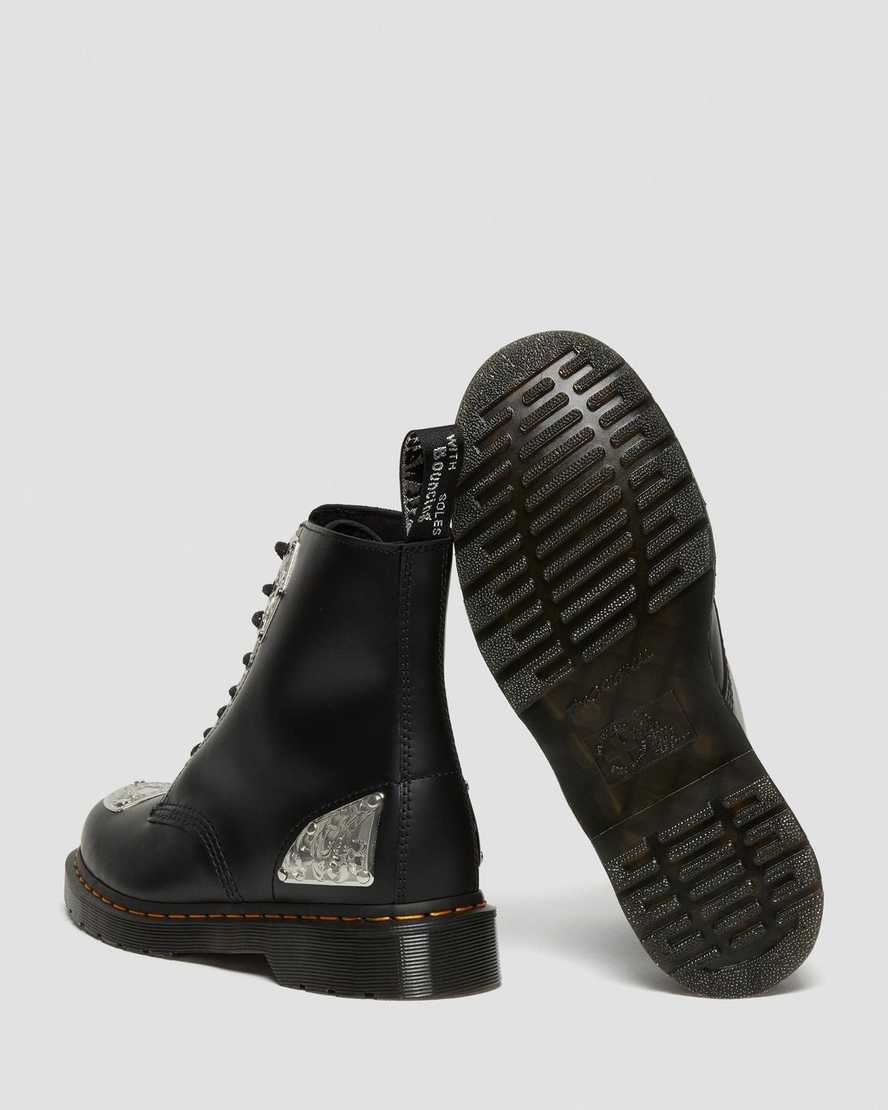 stivali con lacci dr martens king nerd 1460 da donna neri