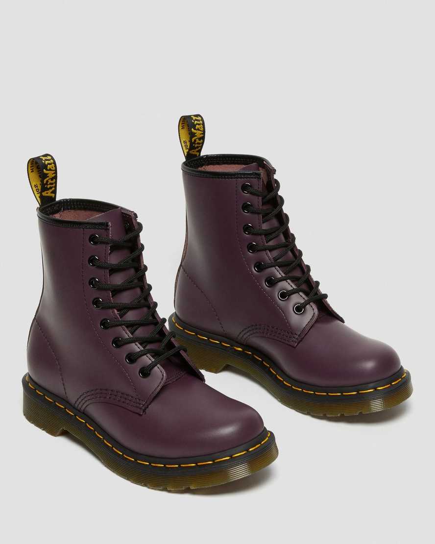 stivali con lacci viola dr martens 1460 smooth da donna