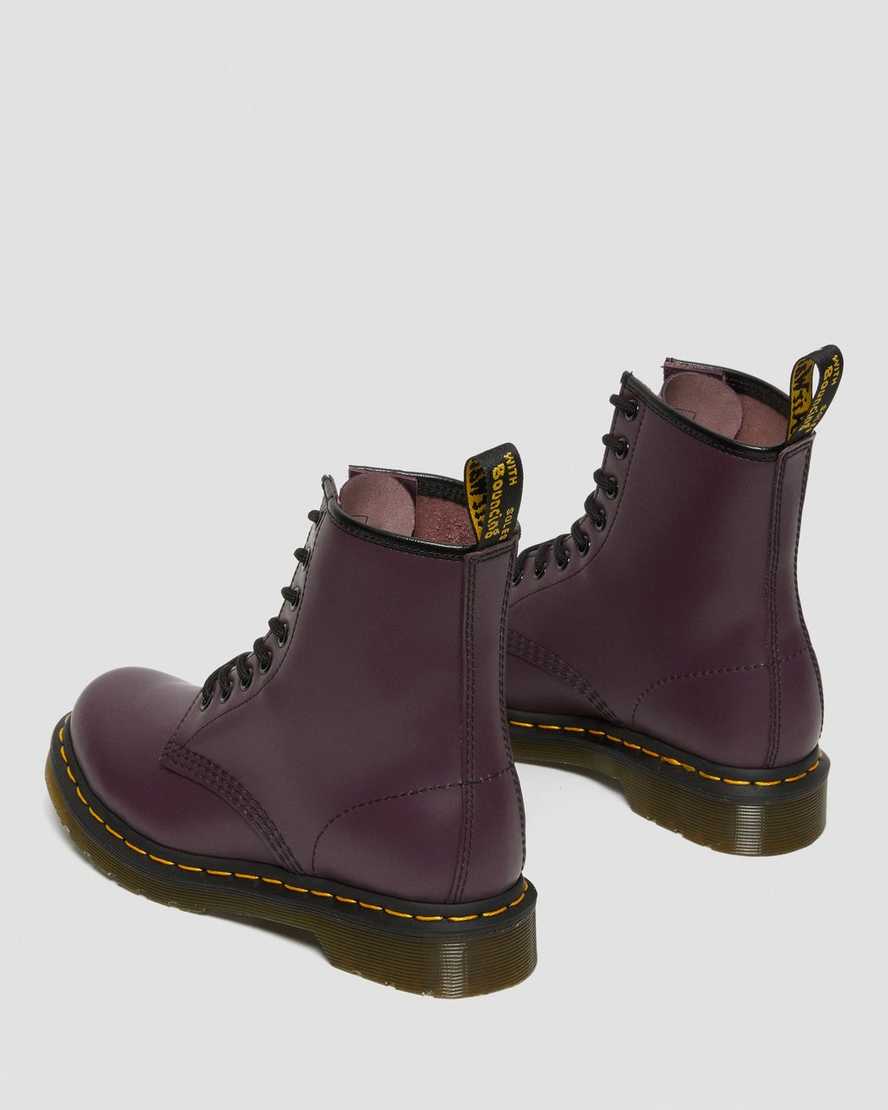 stivali con lacci viola dr martens 1460 smooth da donna