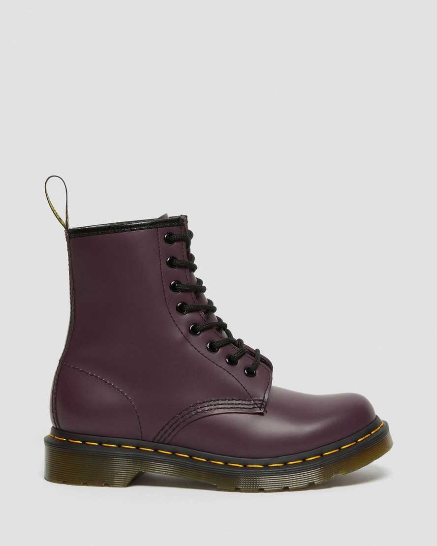stivali con lacci viola dr martens 1460 smooth da donna