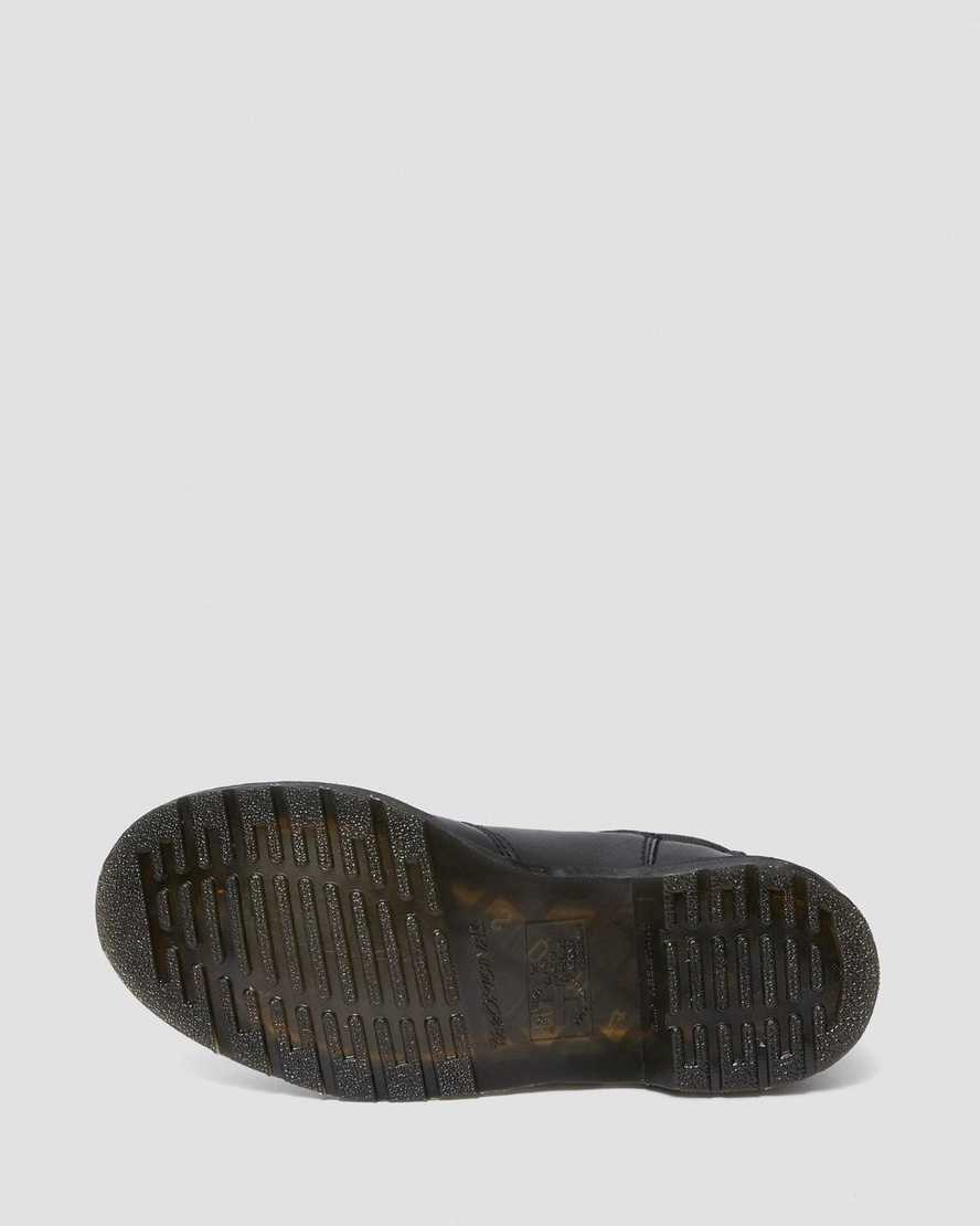 stivali da lavoro da donna dr. martens arbor newark con punta in acciaio neri