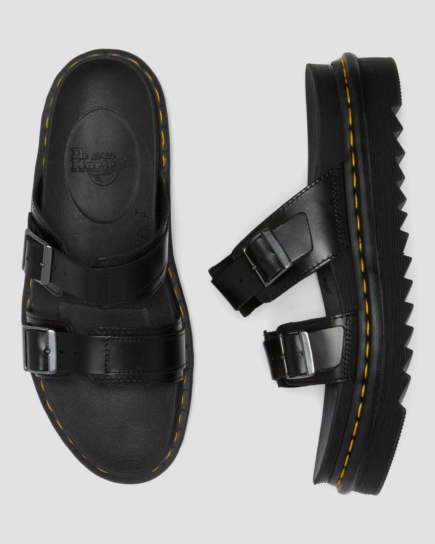 sandali da donna dr martens myles brando con fibbia neri