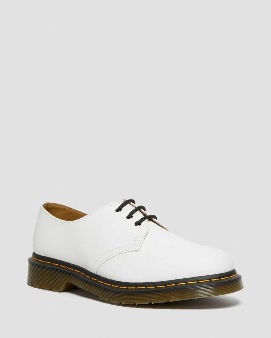 scarpe oxford dr martens 1461 smooth da donna bianche