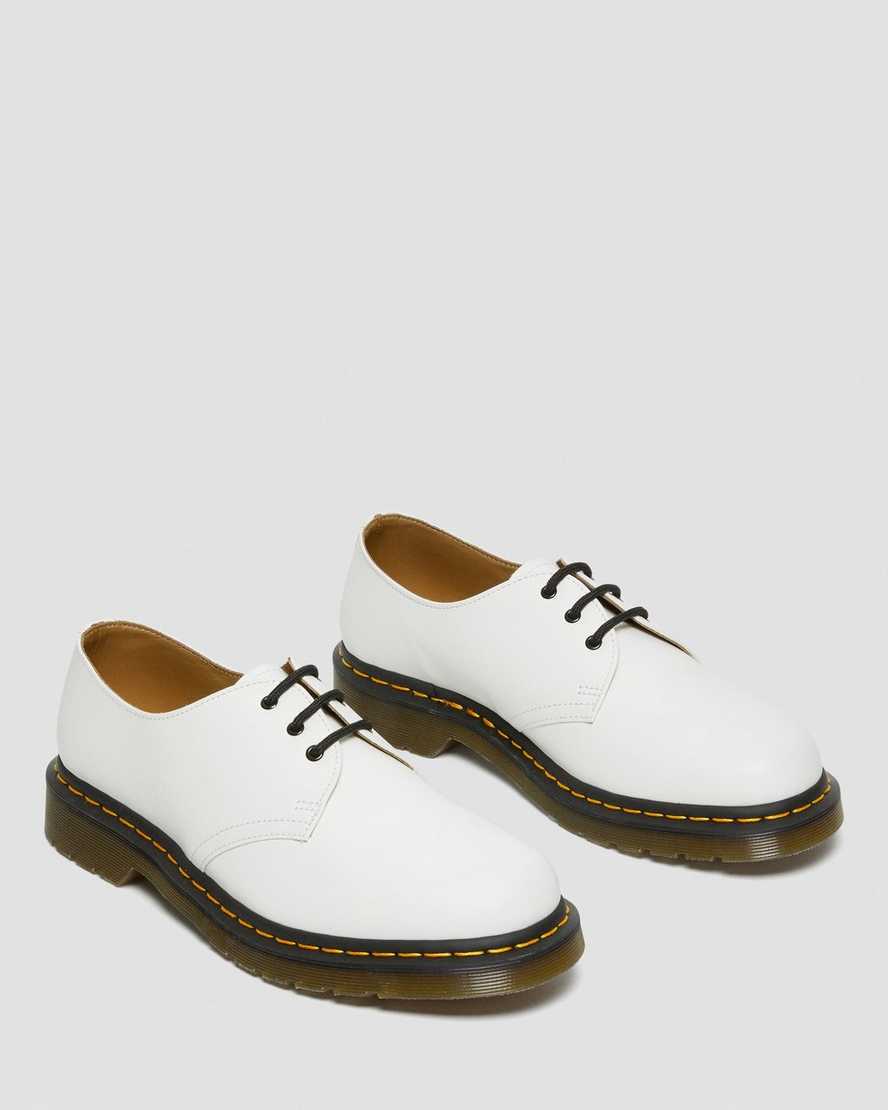 scarpe oxford dr martens 1461 smooth da donna bianche