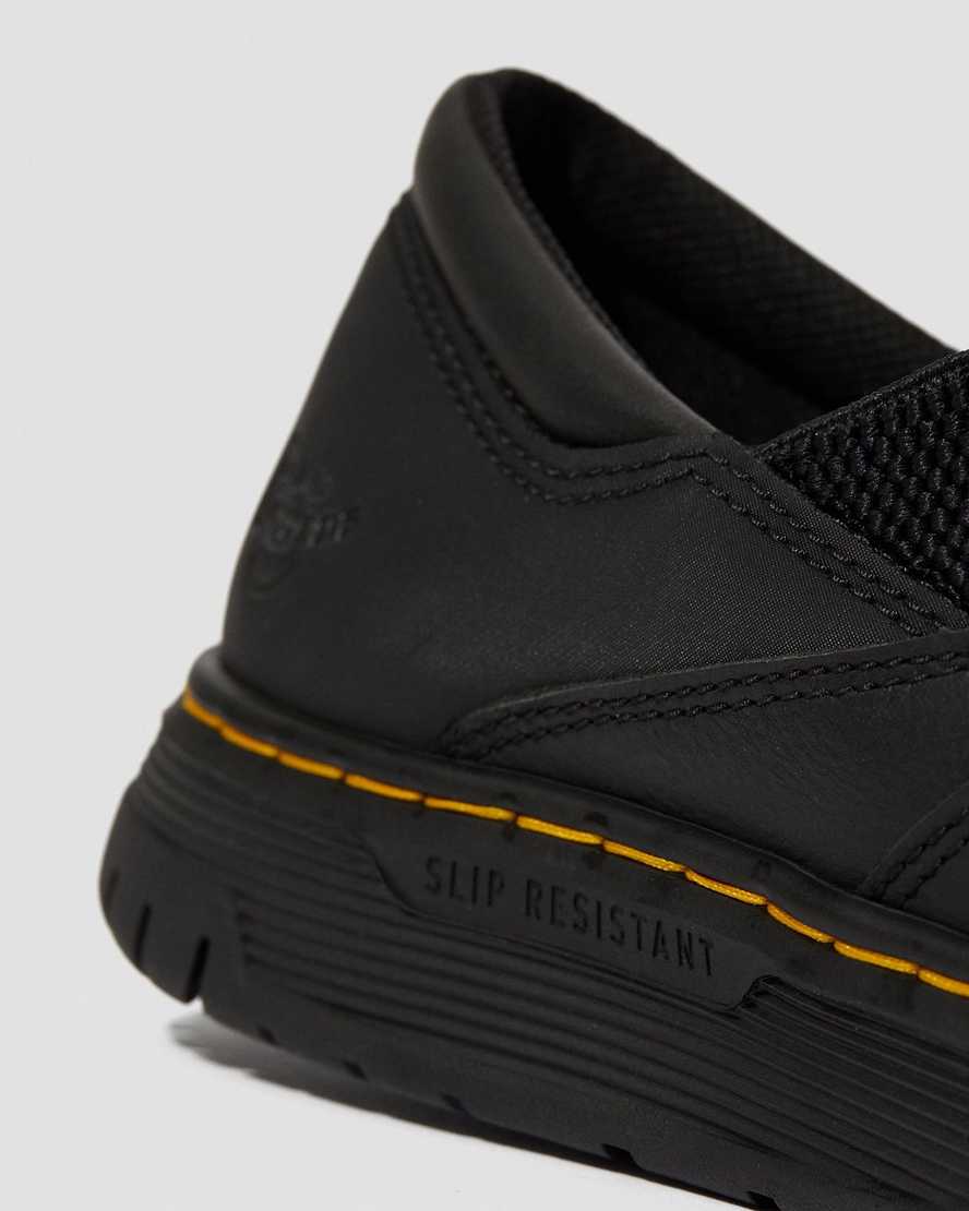 scarpe da lavoro antiscivolo dr martens brockley nere da donna