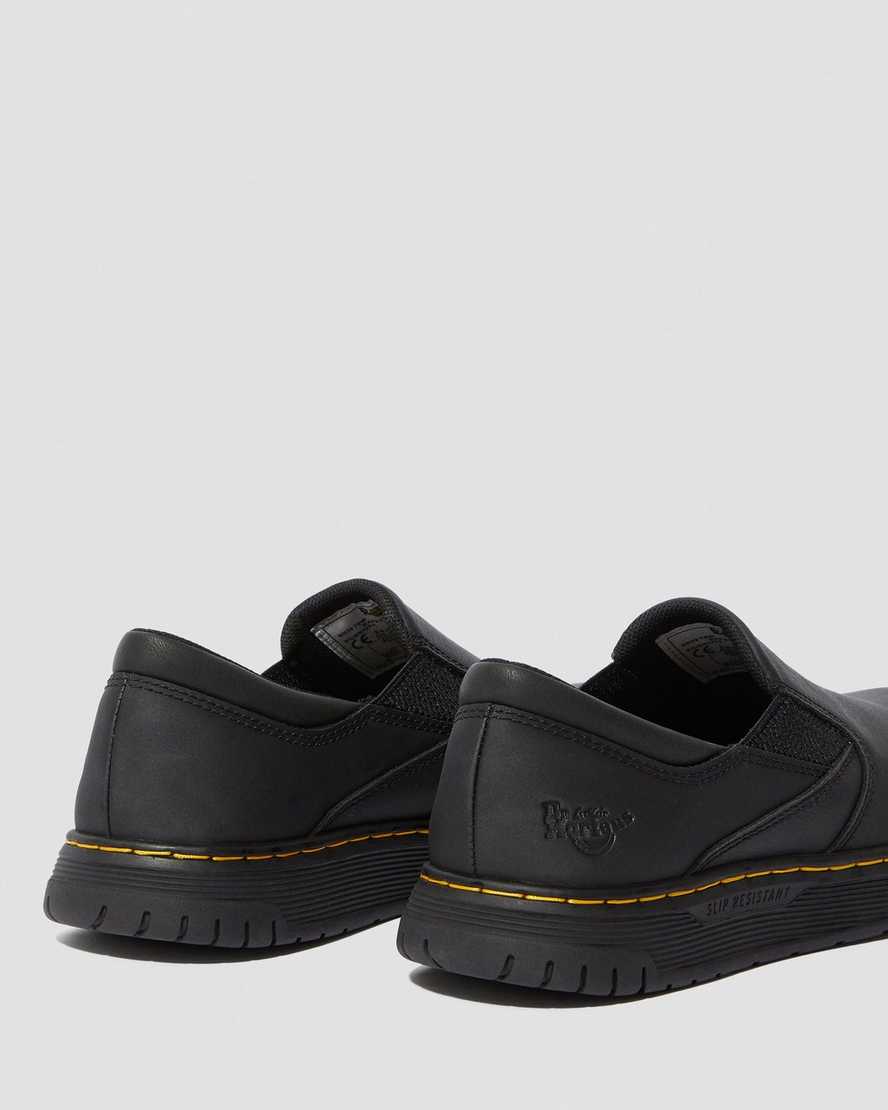 scarpe da lavoro antiscivolo dr martens brockley nere da donna